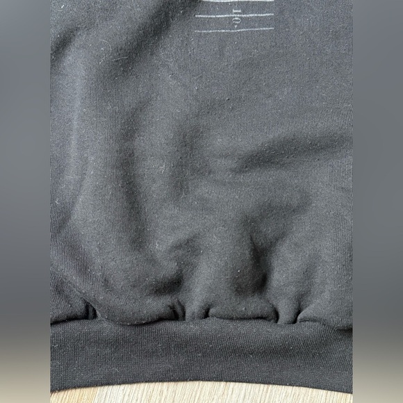 VTG Logo Athletic Philadelphia Eagles Sweatshirt Crewneck Pullover Black L XL - Picture 4 of 9